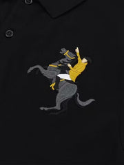 GIORDANO Men's Slim Pique Embroidery Polo (Napoleon) - Smgarment's
