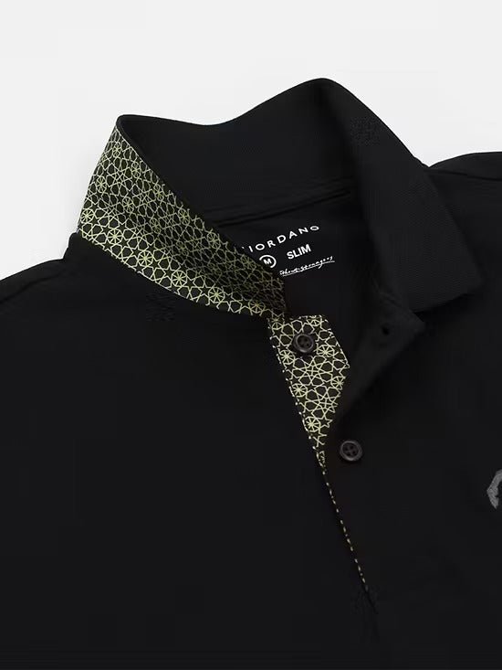 GIORDANO Men's Slim Pique Embroidery Polo (Napoleon) - Smgarment's