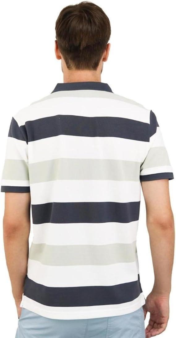 GIORDANO Small Lion Stripe Polo - Smgarment's