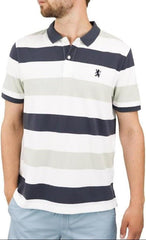 GIORDANO Small Lion Stripe Polo - Smgarment's