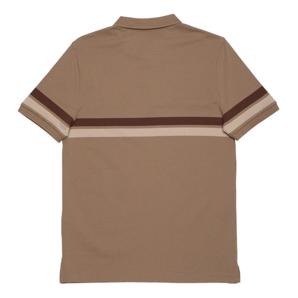 GIORDANO Small Lion Striped Polo - Smgarment's