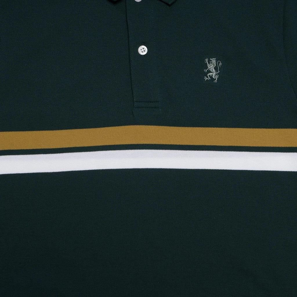 GIORDANO Small Lion Striped Polo - Smgarment's