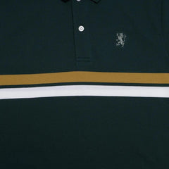 GIORDANO Small Lion Striped Polo - Smgarment's