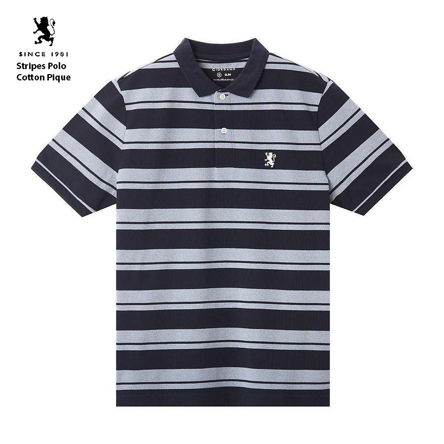 GIORDANO Stripes Polo - Smgarment's