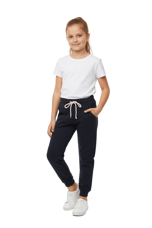 GIRLS BASIC BLACK TROUSER - Smgarment's