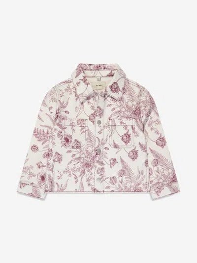 GIRLS BOTANICAL LONG SLEEVES DENIM JACKET - Smgarment's