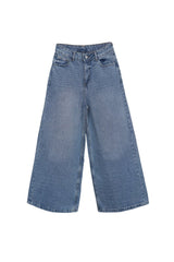 Girls' Classic Wide - Leg Denim Jeans - Smgarment's