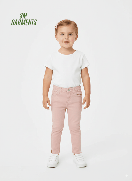 Girls Cotton skinny Jeans - Smgarment's