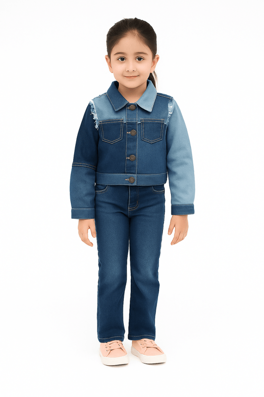 GIRLS DENIM JACKET - Smgarment's
