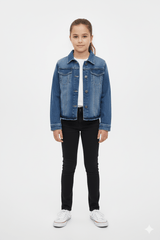 GIRLS DENIM JACKET - Smgarment's