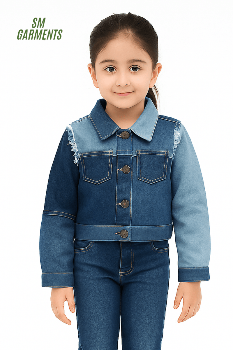 GIRLS DENIM JACKET - Smgarment's