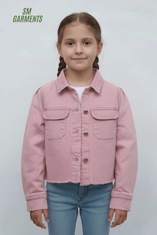 GIRLS DENIM JACKET - Smgarment's