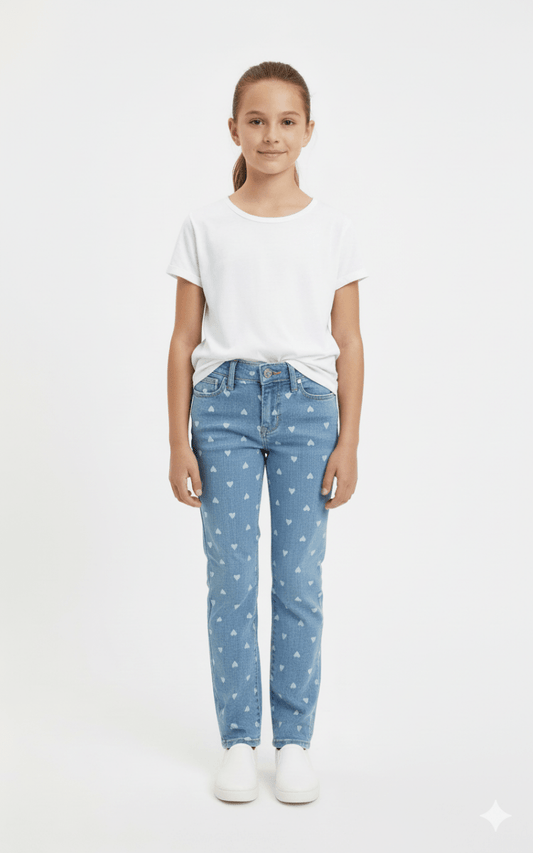 GIRLS HIGH RIS ROCKSTAR JEGGINGS - 360 STRETCH - Smgarment's