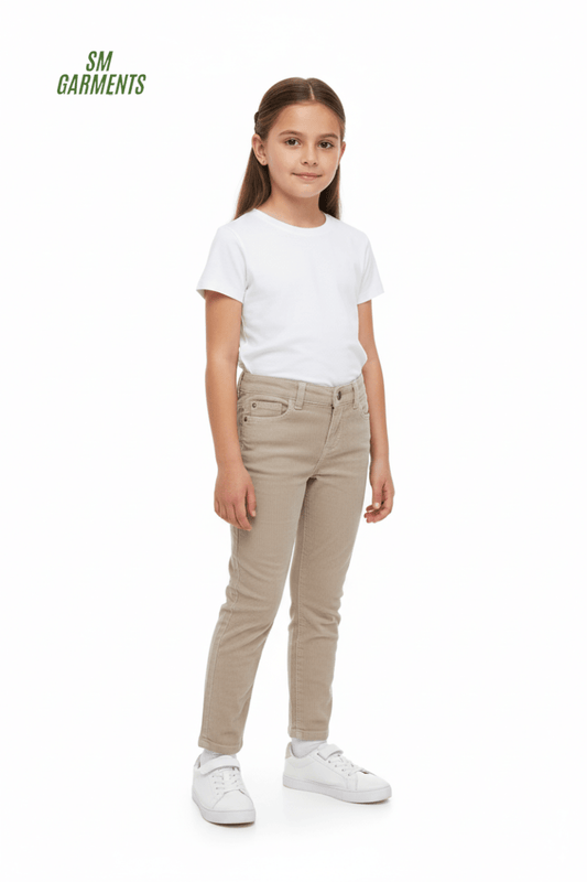 GIRLS LILY CORDUROY JEANS - Smgarment's