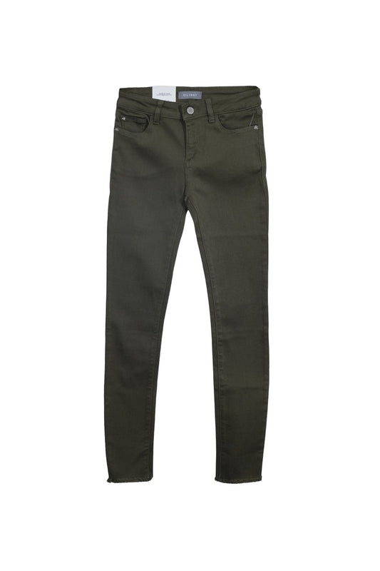 GIRLS Olive Green Skinny Jeans - Smgarment's