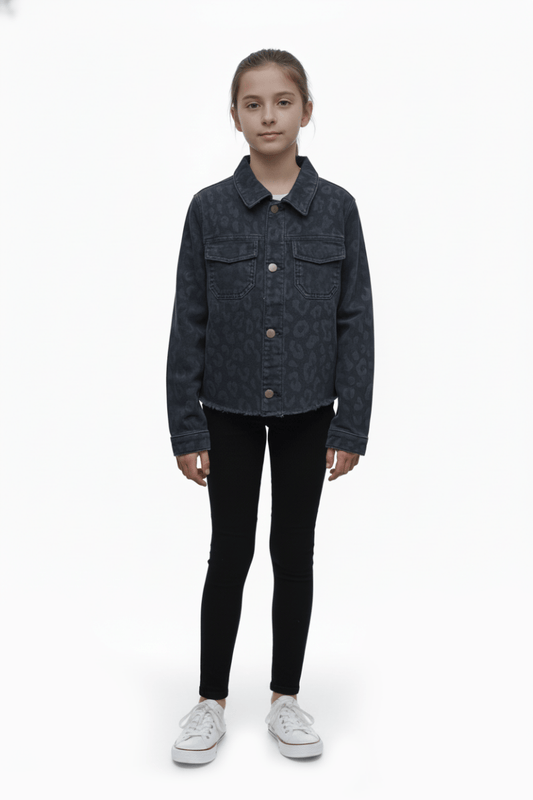 GIRLS PRINTED JACKET - Smgarment's