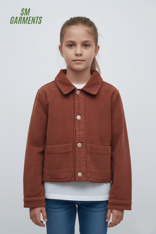 GIRLS VELVET JACKET - Smgarment's