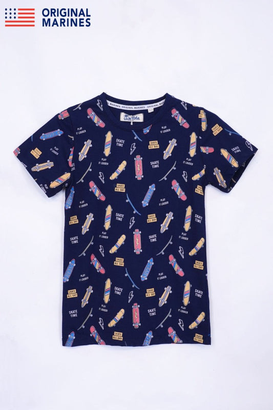 Graphic Print Boy's T-shirt - Smgarment's