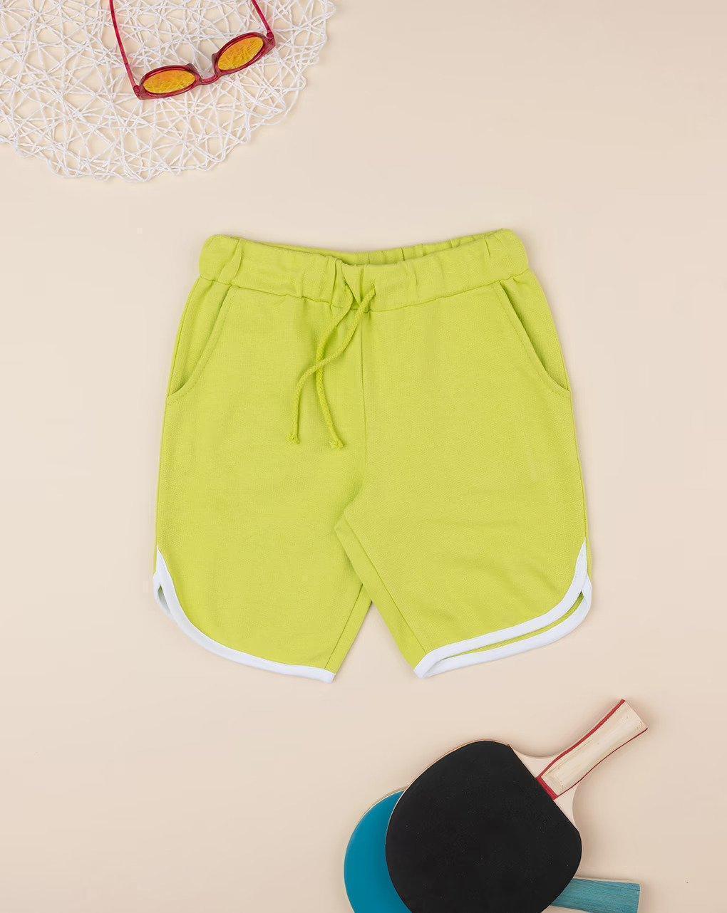 GREEN FRENCH CHILDREN’S SHORTS - SMgarment's