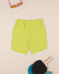 GREEN FRENCH CHILDREN’S SHORTS - SMgarment's