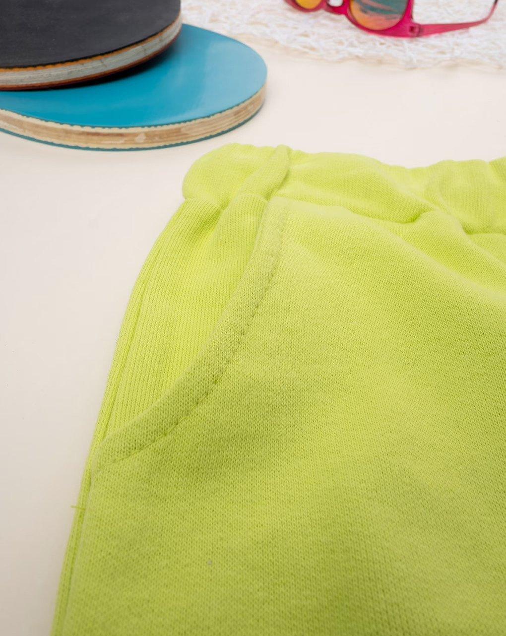 GREEN FRENCH CHILDREN’S SHORTS - SMgarment's