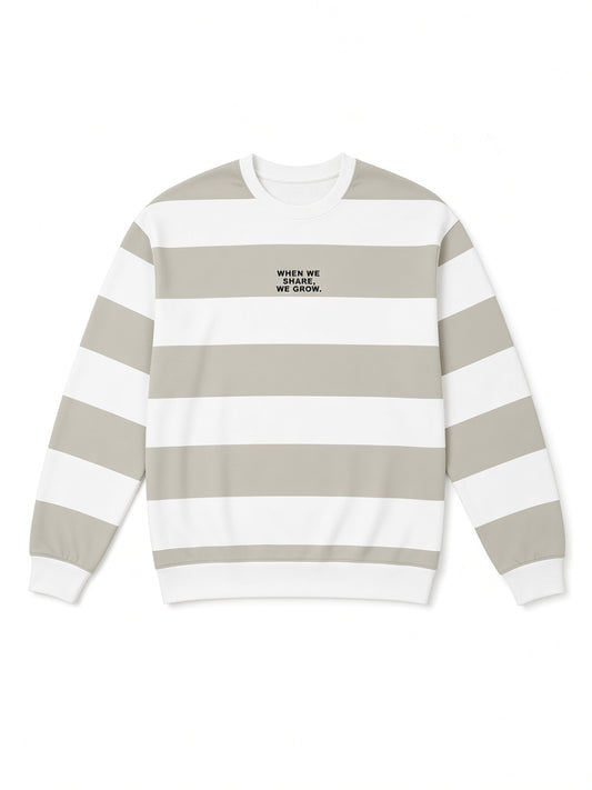 Boys' Striped Crewneck Sweatshirt | Comfortable Kids Pullover