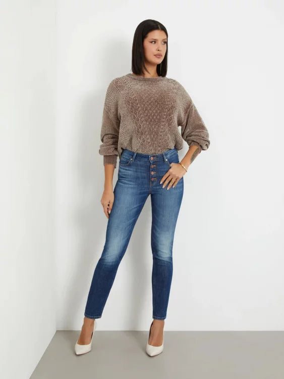 GUESS 1981 Exposed Button Skinny jeans - Smgarment's