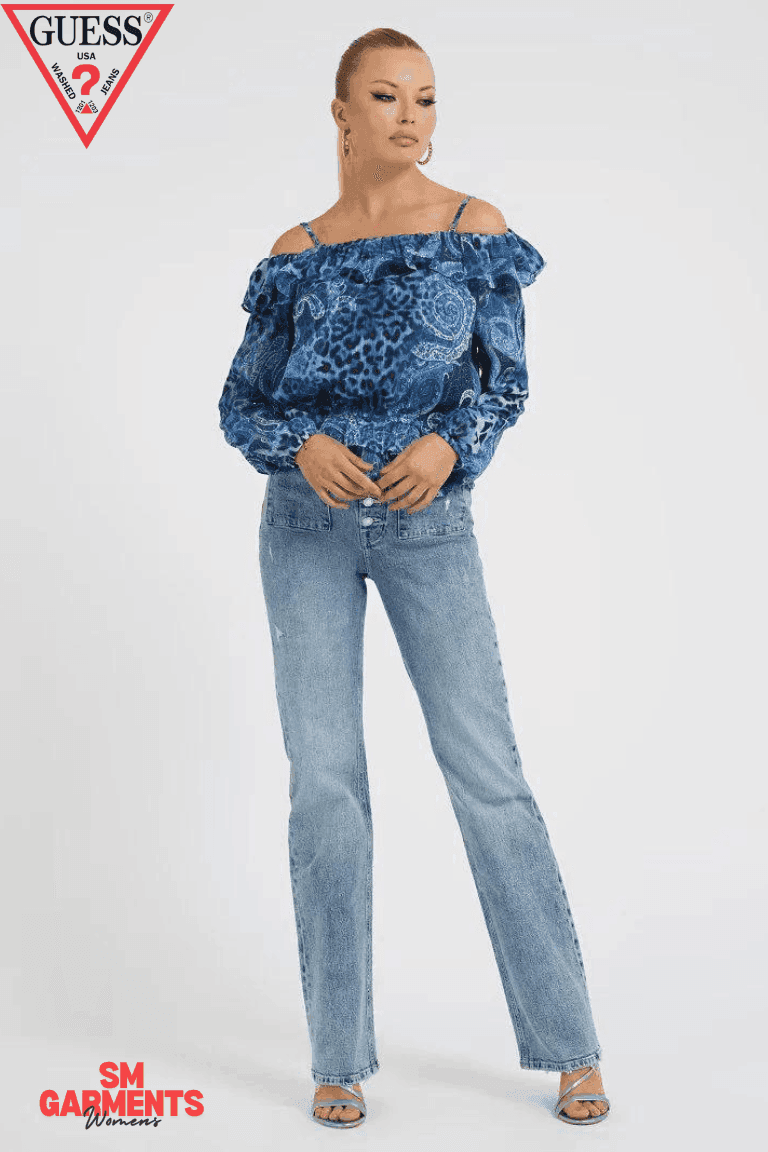 GUESS 80S STRAIGHT DENIM PANTS - SMgarment's