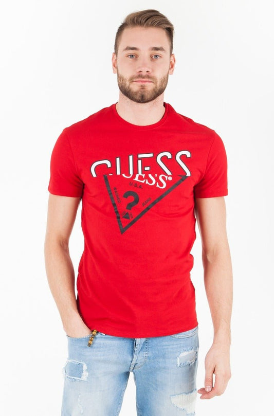 GUESS FRONT LOGO T - SHIRT - Smgarment's