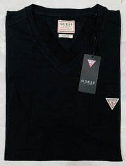 GUESS FRONT POCKET T - SHIRT WITH TRIANGLE LOGO - Smgarment's