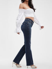 GUESS High - Rise Straight Jeans - SMgarment's