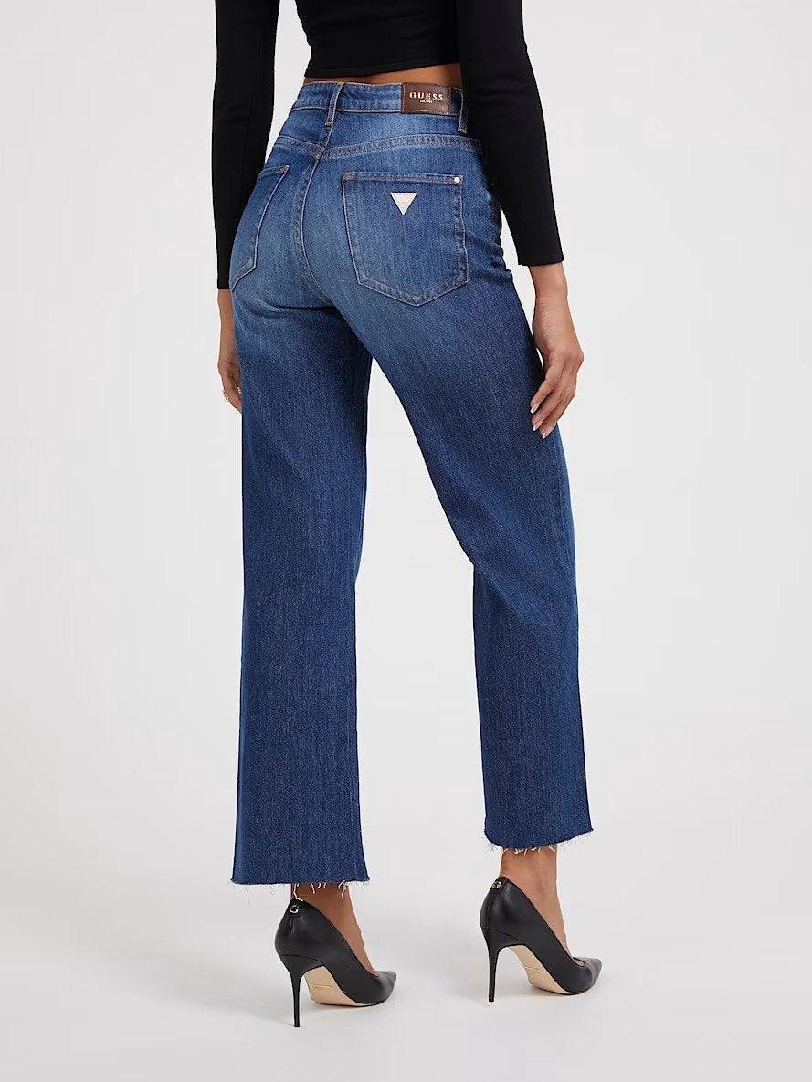 GUESS High Rise Wide Leg Denim Pant - SMgarment's