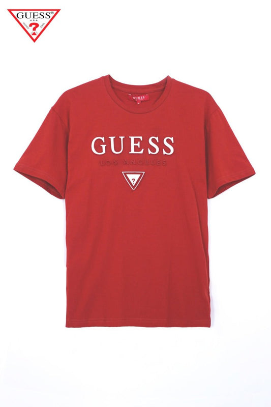 GUESS LOS ANGELES FRONT PRINTED LOGO T - SHIRT - Smgarment's