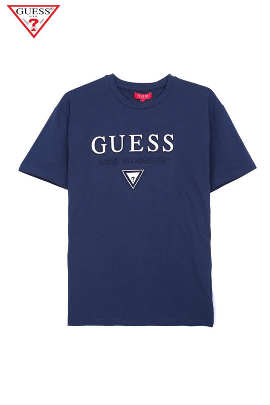 GUESS LOS ANGELES FRONT PRINTED LOGO T - SHIRT - Smgarment's
