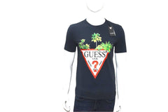 GUESS PALM TREE TRIANGLE LOGO T - SHIRT - Smgarment's