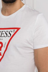 GUESS PRINTED LOGO FRONT T - SHIRT - Smgarment's