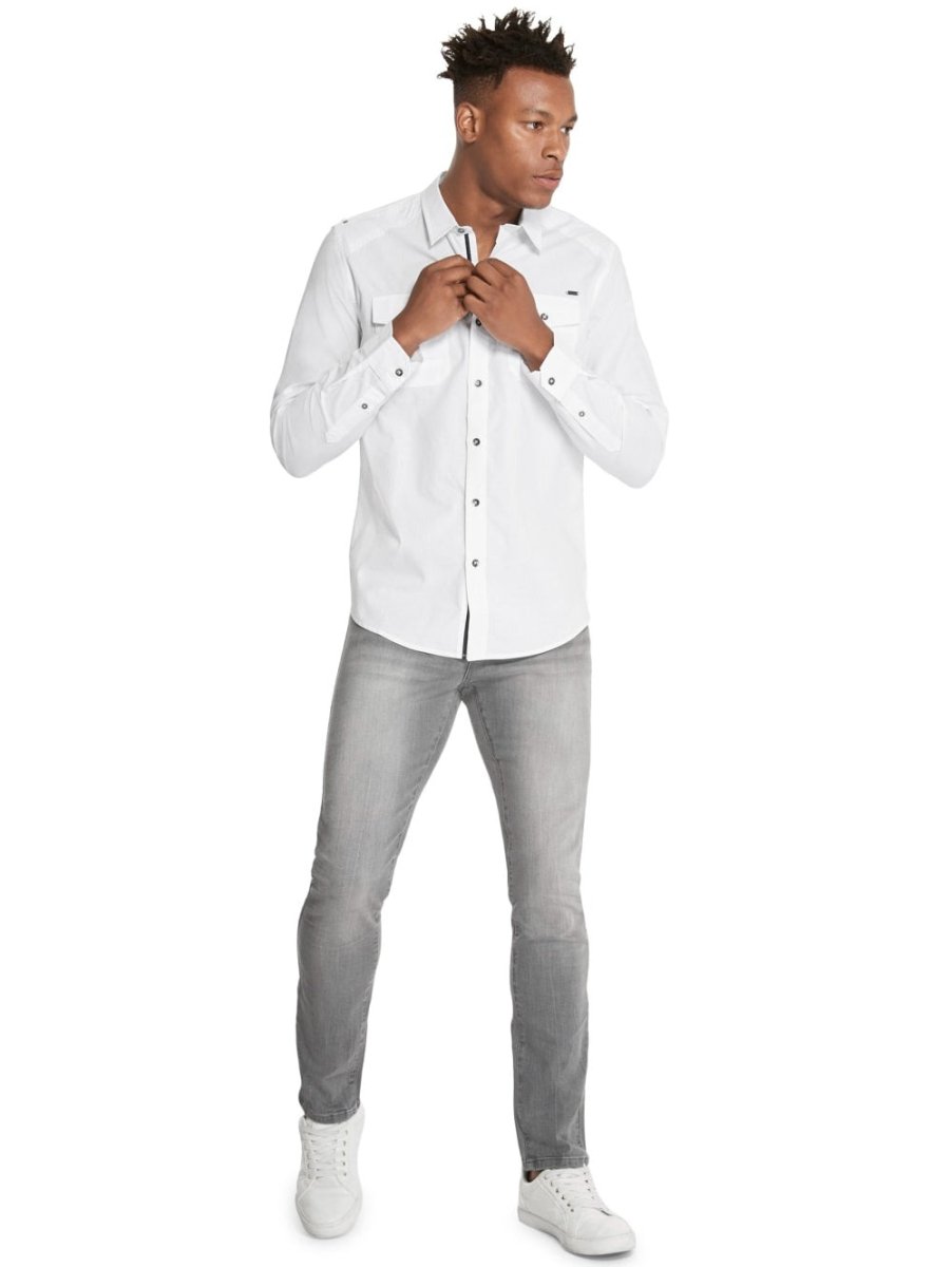 GUESS RONALD RIPSTOP SHIRT - Smgarment's