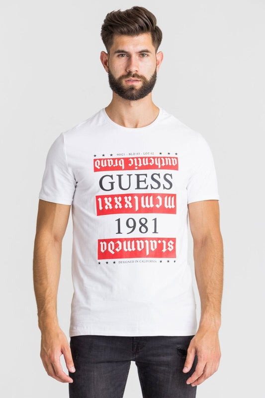 Guess T - SHIRT GOTHIC FLAG GUESS - Smgarment's