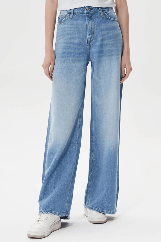 Guess Women's Blue Wide Leg Jeans - Smgarment's