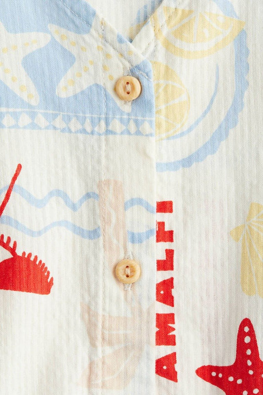 H & M ALL OWER PRINTED COTTON VEST TOP - Smgarment's