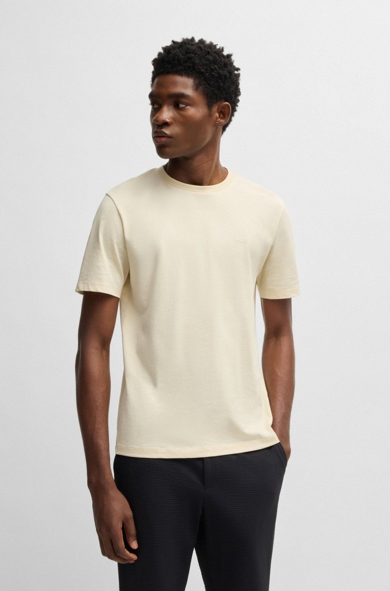 HB Cotton Jersey T-Shirt With Logo - Smgarment's