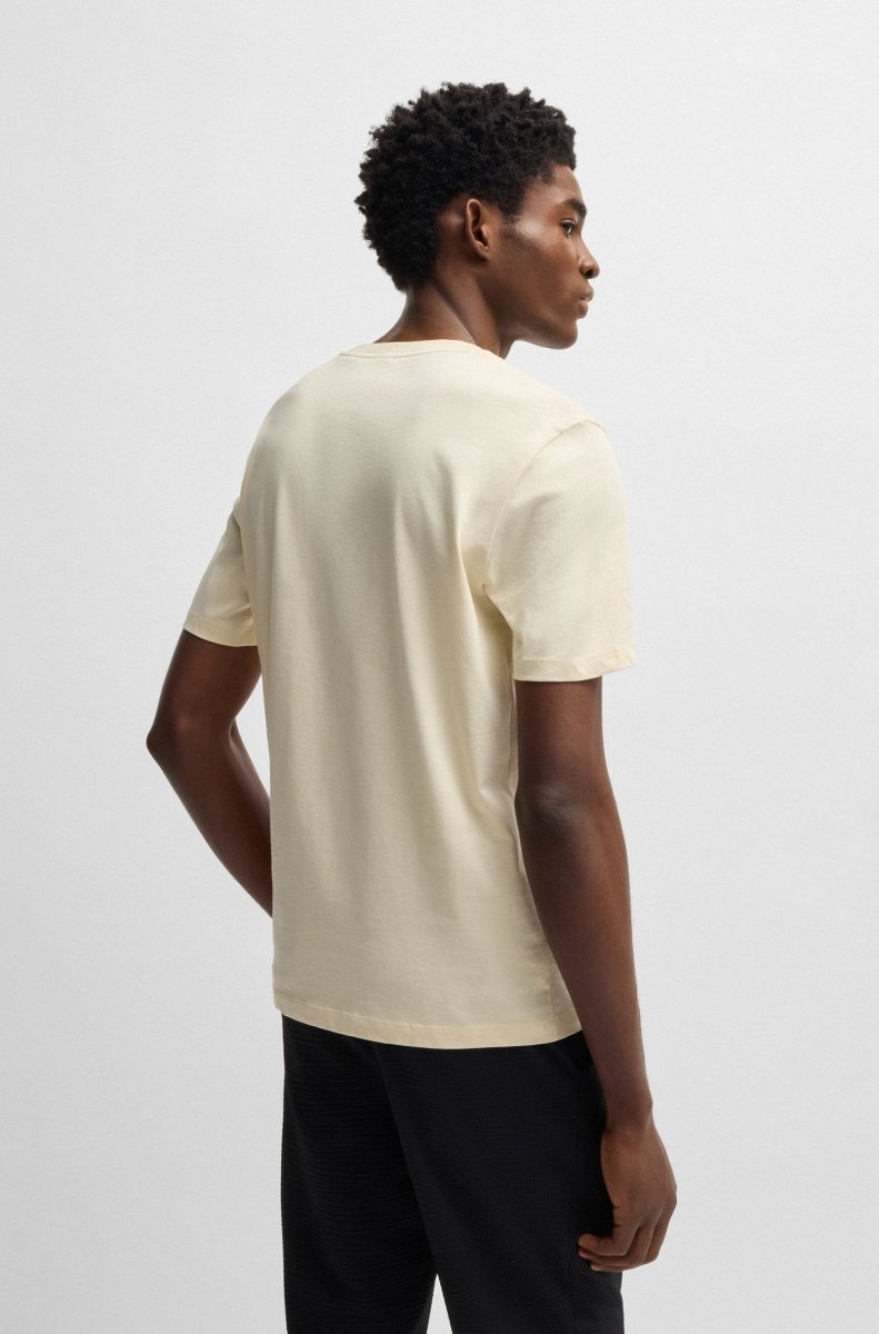 HB Cotton Jersey T-Shirt With Logo - Smgarment's