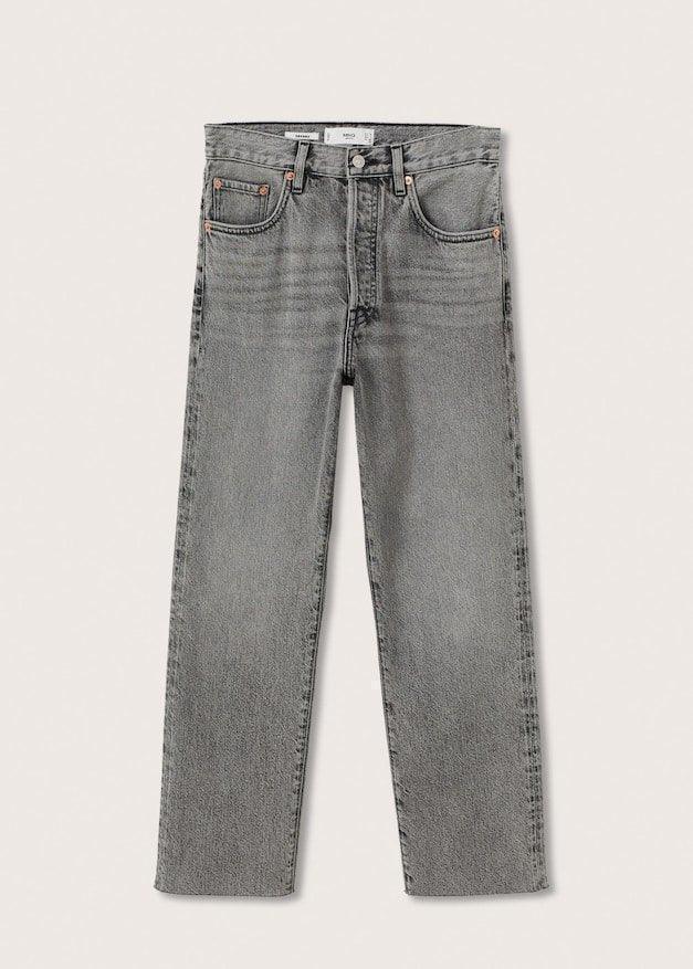 HIGH WAIST STRAIGHT CROPPED JEANS - SMgarment's