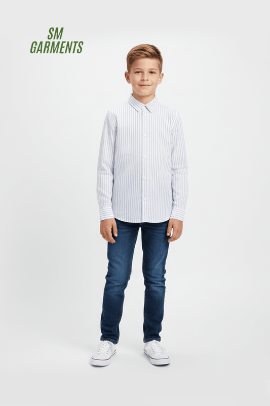H&M BOYS SRTIPE SHIRT - Smgarment's