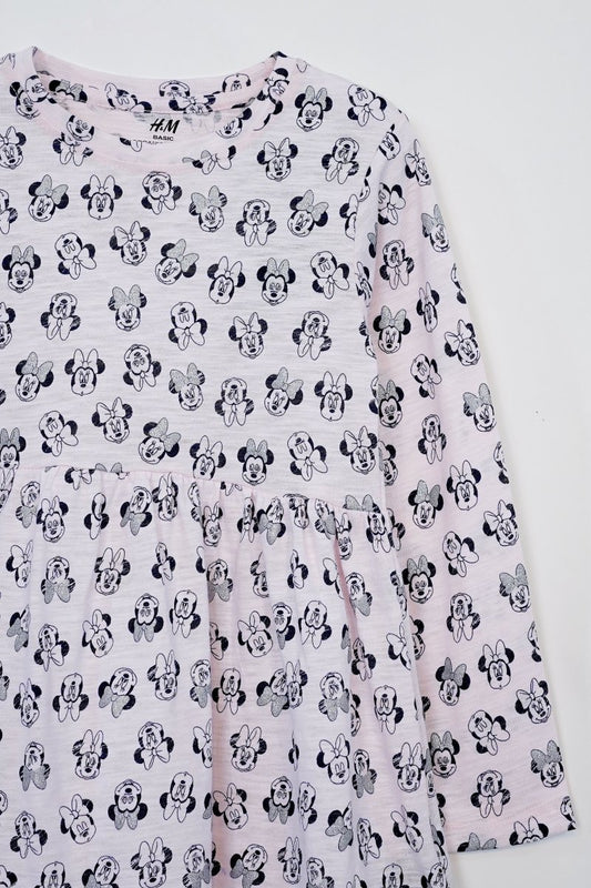 H&M GIRLS CARTOONIC CHARACTER PRINTED DRESS - Smgarment's