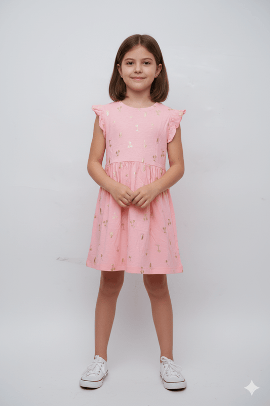 H&M GIRLS FLORAL PRINTED DRESS - Smgarment's