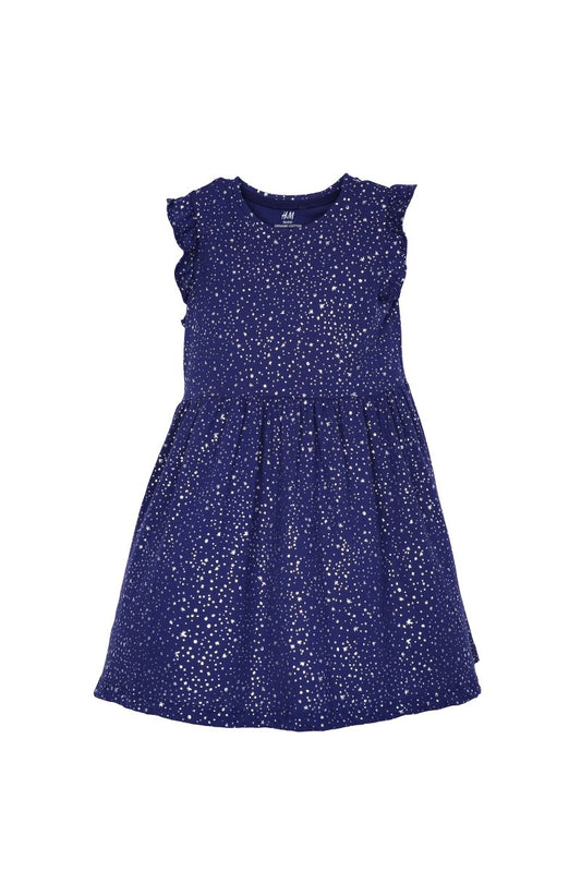 H&M GIRLS GALAXYPRINT PRINTED DRESS - Smgarment's