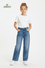 H&M GIRLS Wide LEG High Jeans - Smgarment's