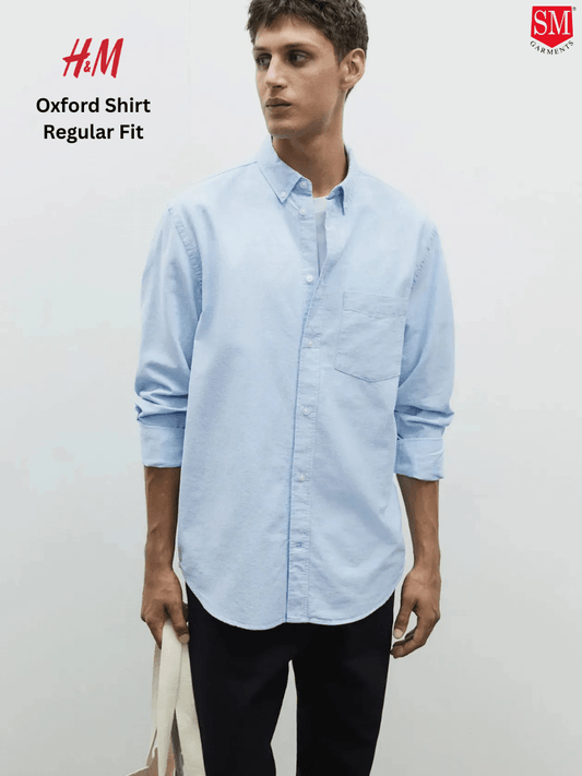 H&M Oxford Shirt Regular Fit - Smgarment's