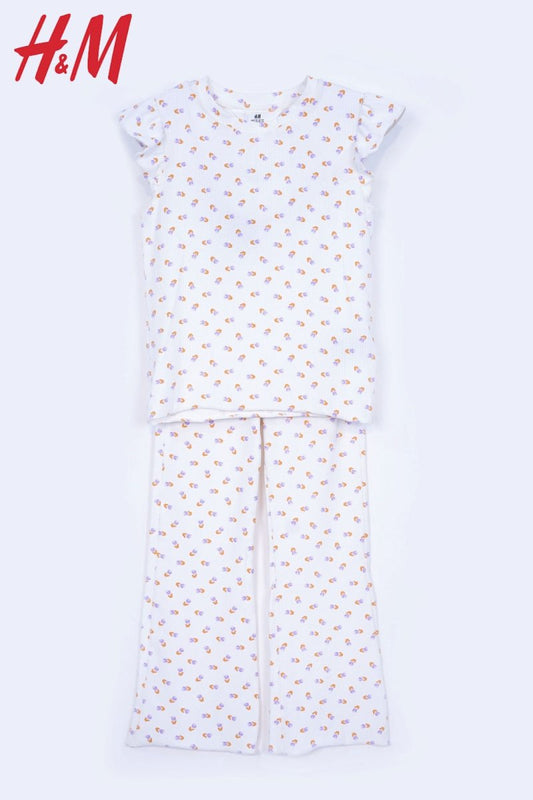 H&M PRINTED COTTON 2 PIECE SUIT - Smgarment's